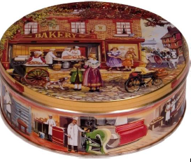 Печиво вершкове Baker Shop Tin Байкер Магазин 400 г ж\б