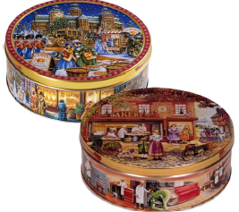 Печиво вершкове Designer Assorted Різдвяне Асорті 400 г ж\б