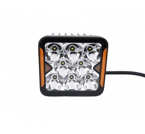 Світлодіодна фара StarLight SL-W0240S квадратна, дальнє світло WHITE + DRL 40 W 4800 Lm 5700K 12/24V