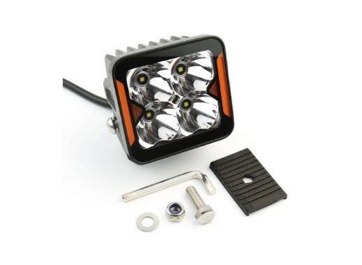 Світлодіодна фара StarLight SL-W0120S квадратна, дальнє світло WHITE + DRL 20 W 2400 Lm 5700K 12/24V