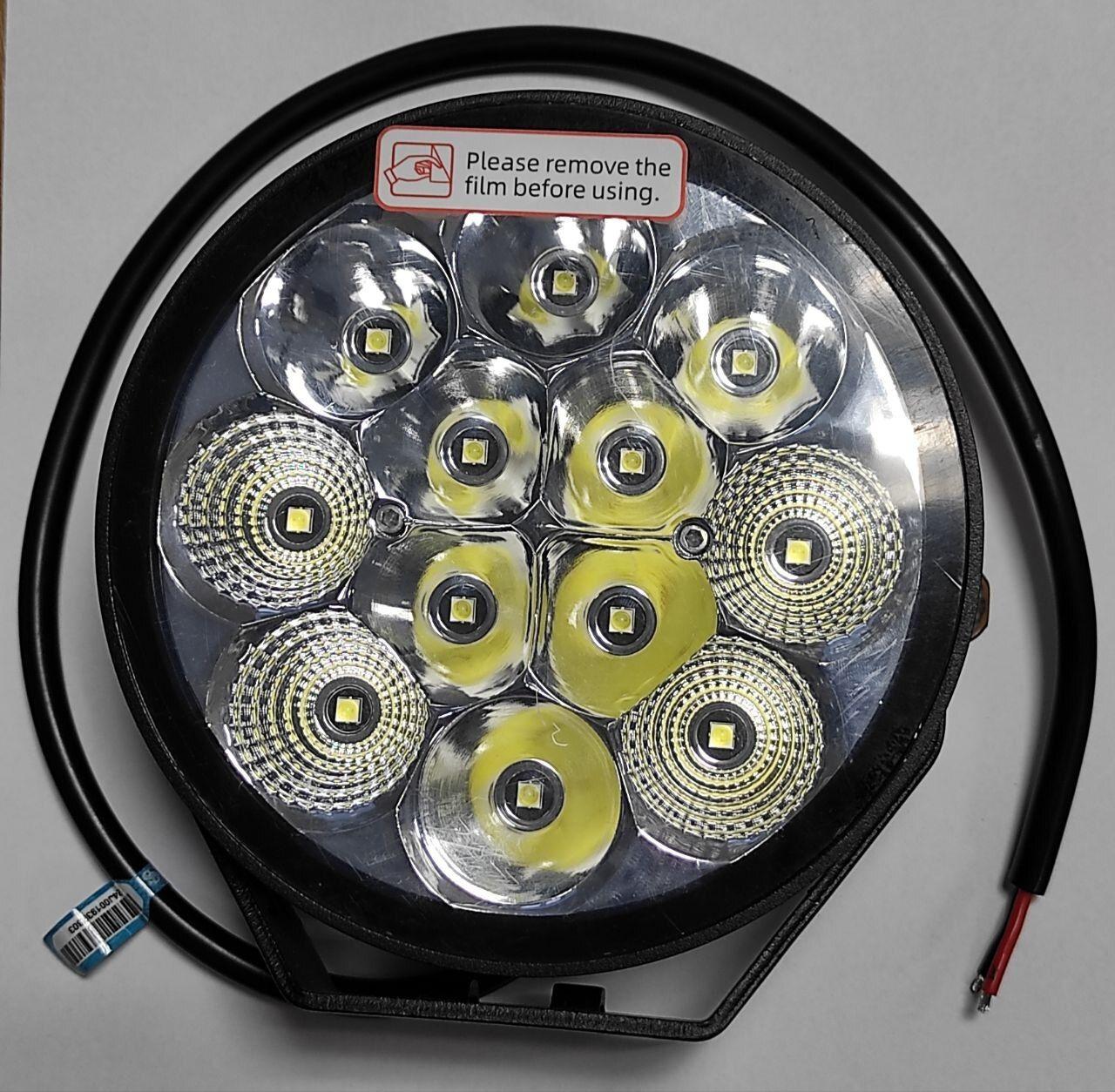 Світлодіодна фара StarLight SL-D0660C-B кругла, дальній + теплі світло, прожектор WHITE 60 W 7200 Lm 5700 K