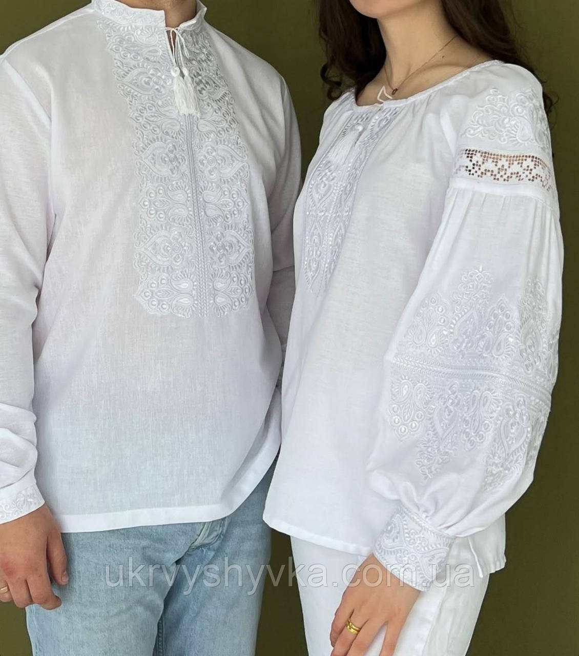 Парні вишиті сорочки "Чисте світло кохання", фото 1