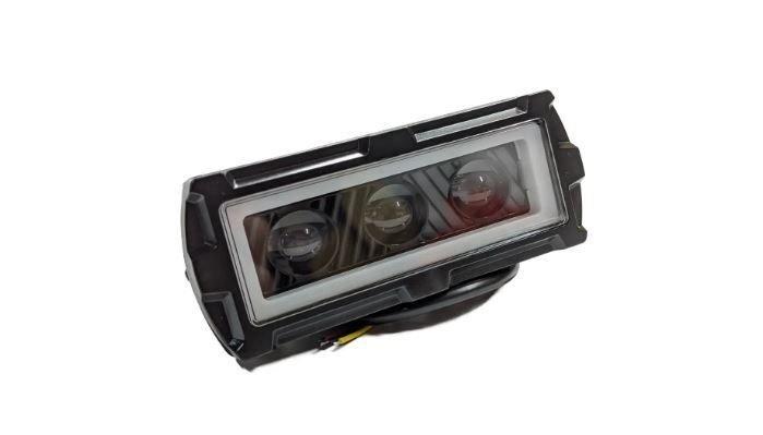 Протитуманітні LED фари Starlight HP-GZD-311-01 ближнє світло (біле + жовте) + DRL 12/24V