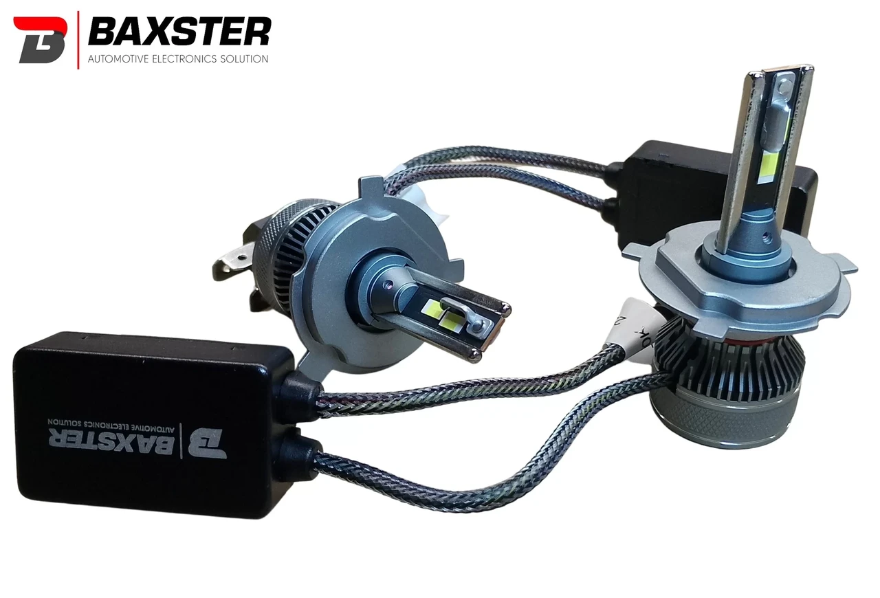 Світлодіодні лампи Baxster PL (Power Light) H4 12 V 6000 K (2шт)