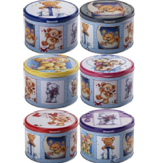 Печиво вершкове Teddy Bears Плюшеві Ведмедики (6 видів дизайну Мікс)  300 грам , з\б