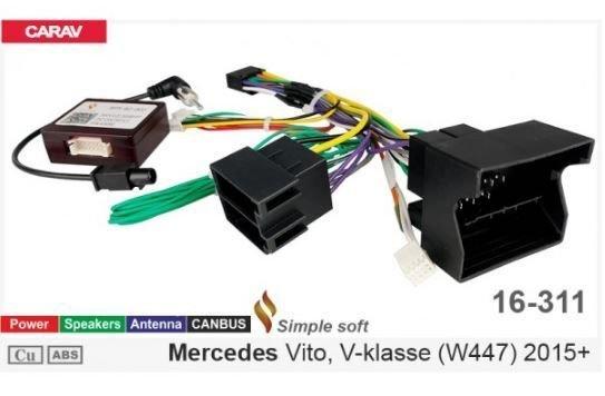 Перехідник для магнітол 9", 10.1" Mercedes Vito, V-klasse (W447) Carav 16-311