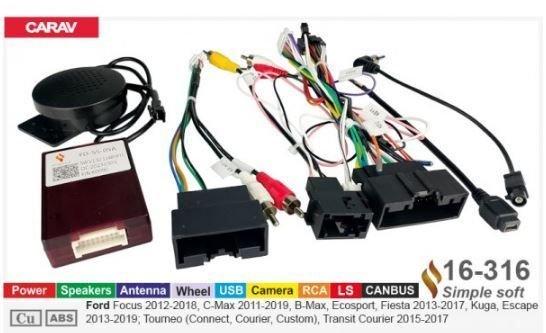 Перехідник для магнітол 9", 10.1" Ford Carav 16-316