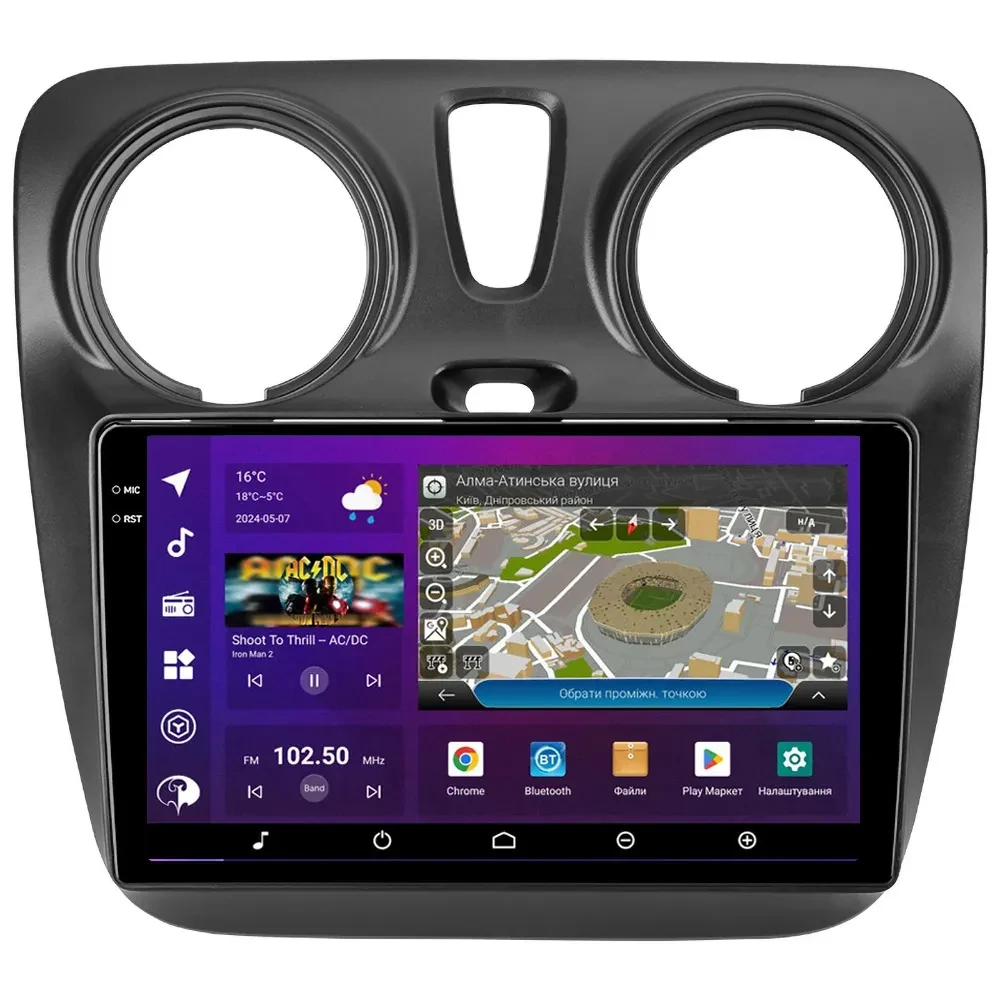 PHANTOM DVA-2K9 ProMax 4G 360° 8+128 Renault Dokker, Lodgy, Sandero 2 2012-2022