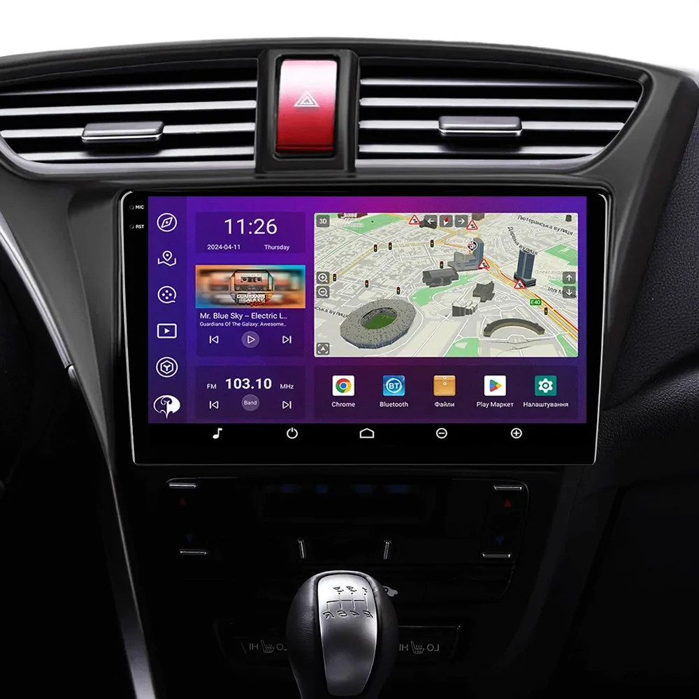 PHANTOM DVA-2K9 Pro 4G 360° 4+64 Honda Civic 9 FK FB hatchback 2.0 2012-2017, фото 1