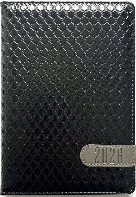 Щоденник датований 2026 А5 штучна шкіра 320 сторінок, лінія 9925