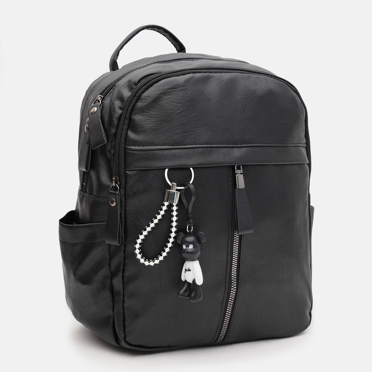 Жіночий рюкзак еко-шкіра 1113-1 Чорний, фото 1