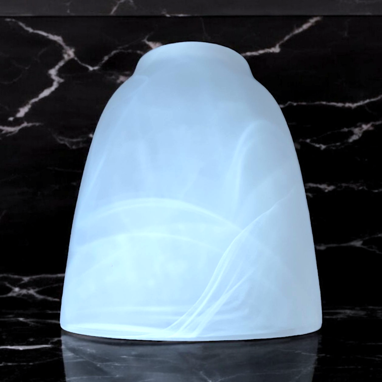 Плафон для люстри білий скляний абажур для стельових та підвісних світильників Е27