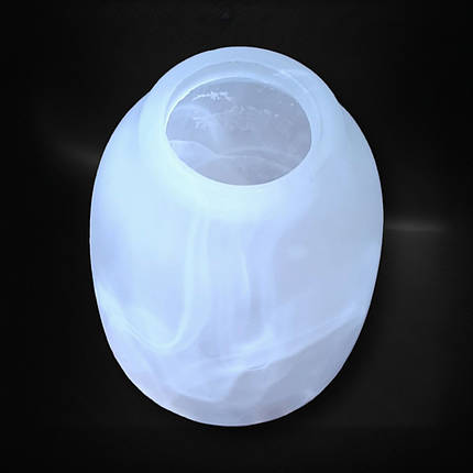 Плафон для люстри білий скляний абажур для стельових та підвісних світильників Е27, фото 2