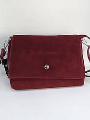 Жіночий клатч із замші гуртом 24*21 см. серії "YI RUI" №18797