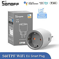 Sonoff S60TPF Wi-Fi розумна розетка. УЦІНКА