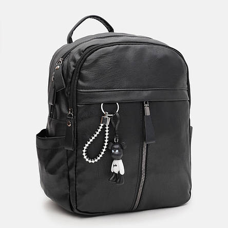 Жіночий рюкзак еко-шкіра 1113-1 Чорний, фото 1