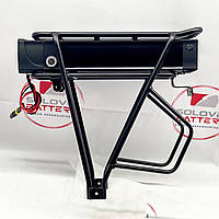 Акумулятор 48 В 24 А·год у багажнику для електровелосипеду