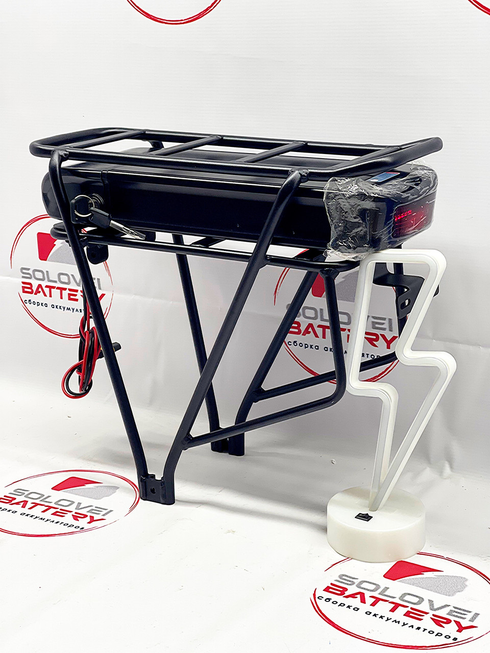 Акумулятор 36 В 30А·год у багажнику для електровелосипеда, фото 1