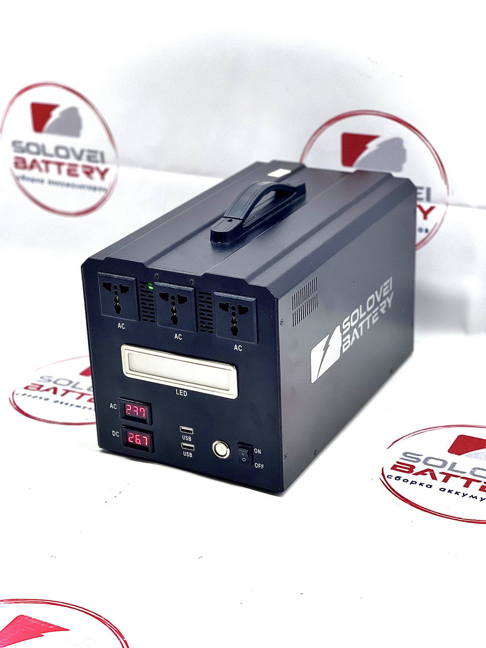 1500втч 1000W Переносна зарядна станція Мобільна електростанція з чистою синусоїдою павербокс, фото 1