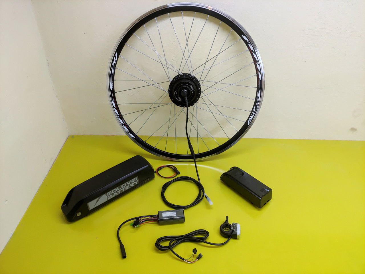 Електровелонабір комплект 36В 350вт MXUS XF07 36В 18Аг для електровелосипеду, фото 1