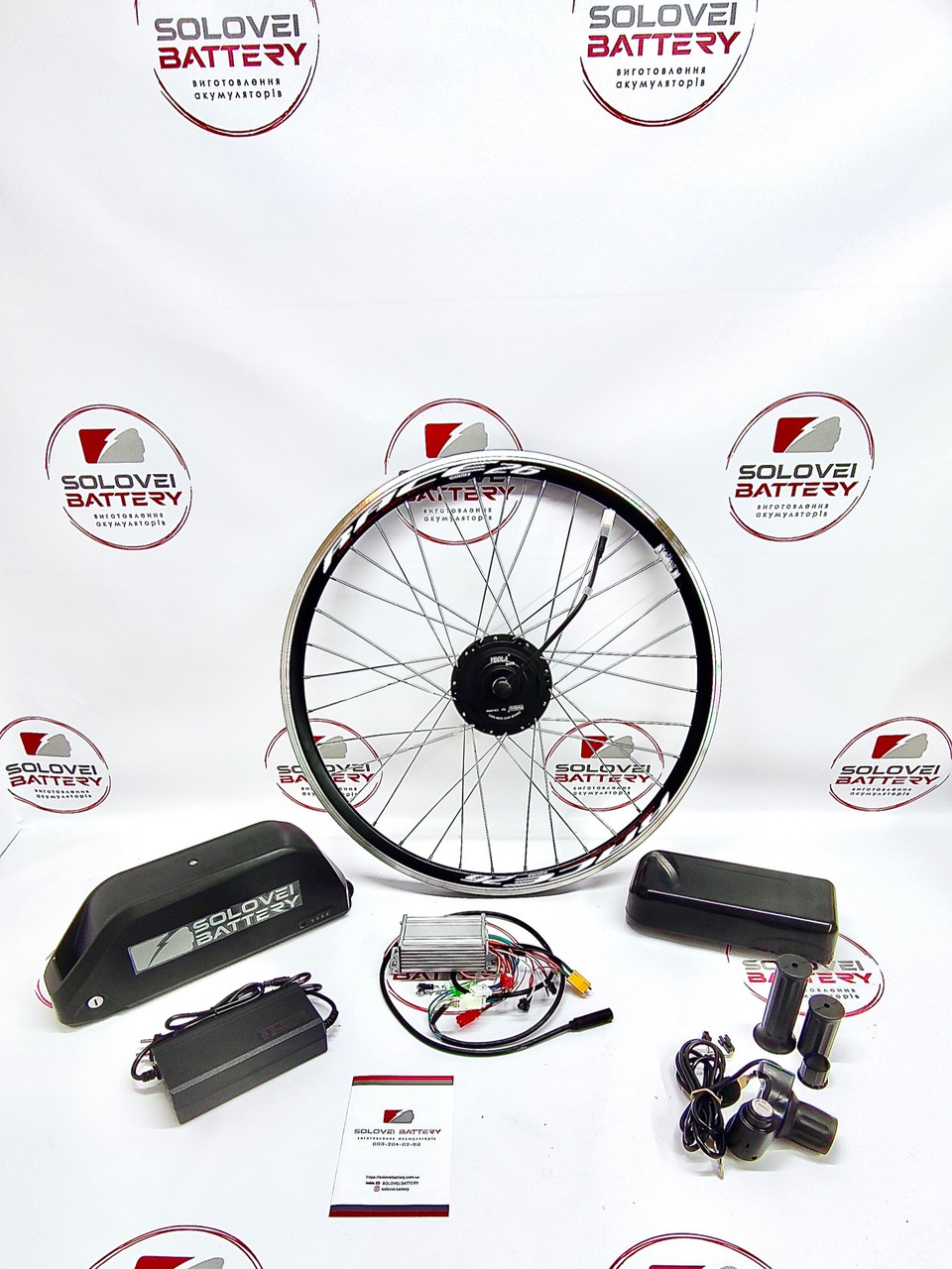 Електровелонабір комплект 36В 350вт MXUS XF07 36В 21Аг для електровелосипеду, фото 1