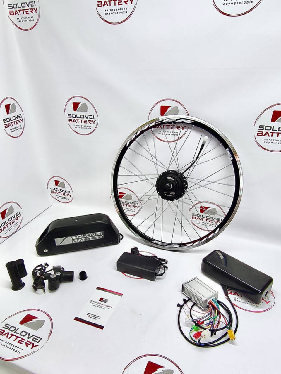 Електровелонабір комплект 48 В 500 Вт MXUS XF15 25 А·год для електровелосипеда, фото 1