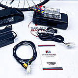 Електровелонабір комплект 48В 350Вт MXUS XF15 13Аг для електровелосипеду, фото 4