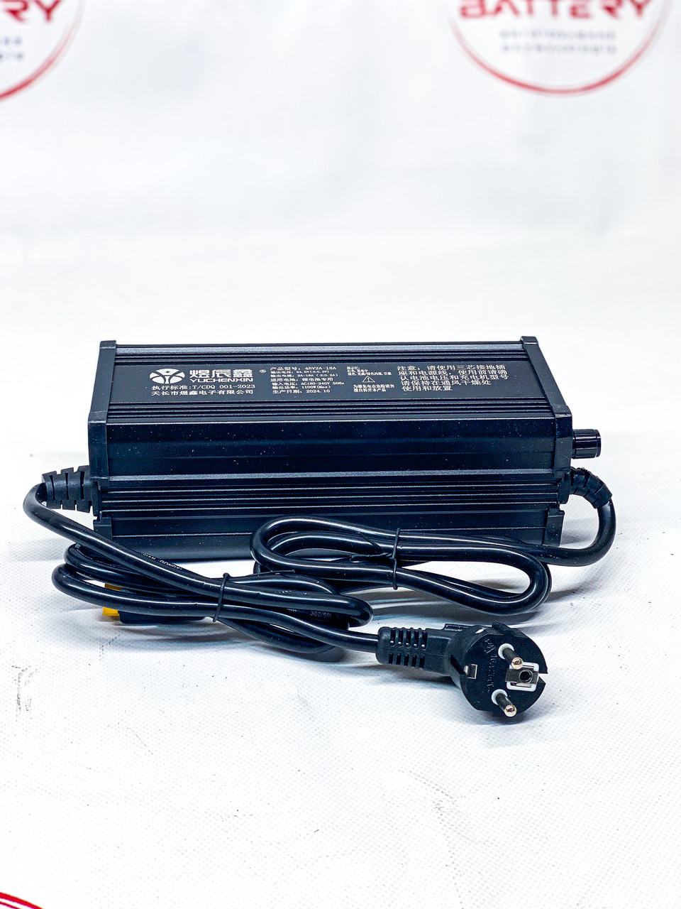 Зарядний пристрій з регулюванням струму 48v 2-18А, фото 1