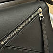 Жіноча чорна шкіряна сумка Loewe Puzzle Edge лоєве пазл, фото 8