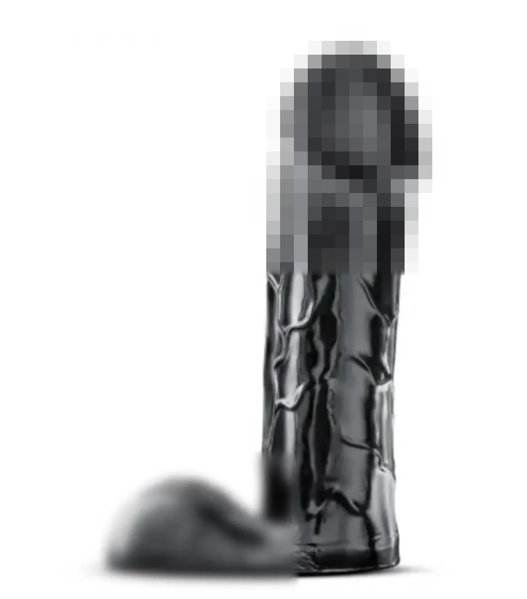 Фалоїмітатор-гігант JET BRUTALIZER BLACK, 38х9,5 см., фото 1