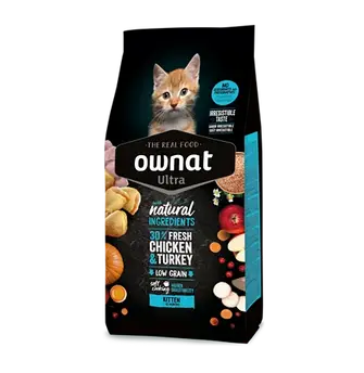 Сухий корм для кошенят Ownat Ultra Kitten (Cat) 3 кг