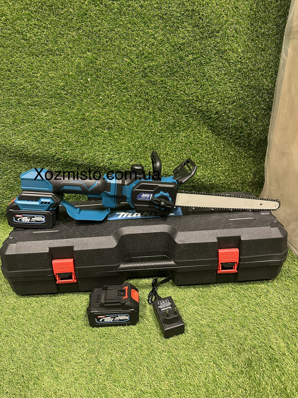 Акумуляторна мініпила Makita DUC275Z 48 V, 6 Аh Шина 20 см. Безщіткова, гілка Макіта (подовжується на 40 см, фото 1