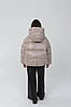 Дитячий зимовий пуховик для дівчинки Коррі розміри 128-170, фото 7