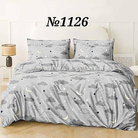 Постільна білизна, бязь GOLD, дитячий комплект, хмари на небі