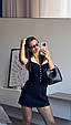 Сукня твідова з корсетними завʼязками Модель: 872-254 Колір: чорний, фото 3