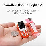 Міні-телефон SERVO BM10 Black/Gold з Dual SIM, , Bluetooth - Компактний мобільний, фото 5