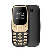 Міні-телефон SERVO BM10 Black/Gold з Dual SIM, Bluetooth - Компактний мобільний