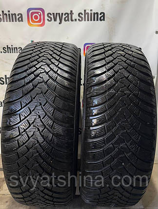 Шини 215/60R16 FALKEN EUROWINTER HS01 зимові, б/у, 7.2 мм, 2016 рік, фото 1