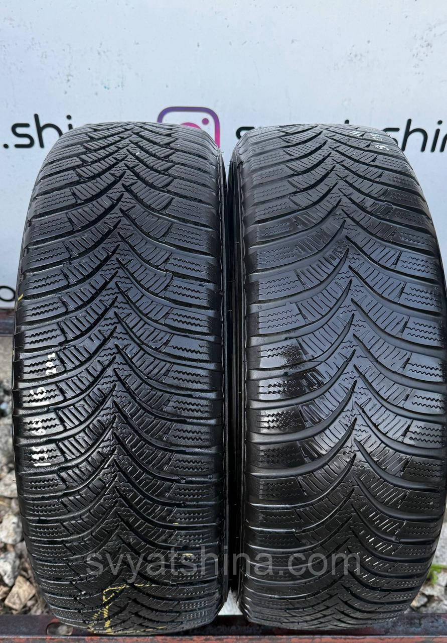Шини 195/60R16 HANKOOK Winter Icept RS2 зимові, зношені 5.2-7.3 мм, рік 2018