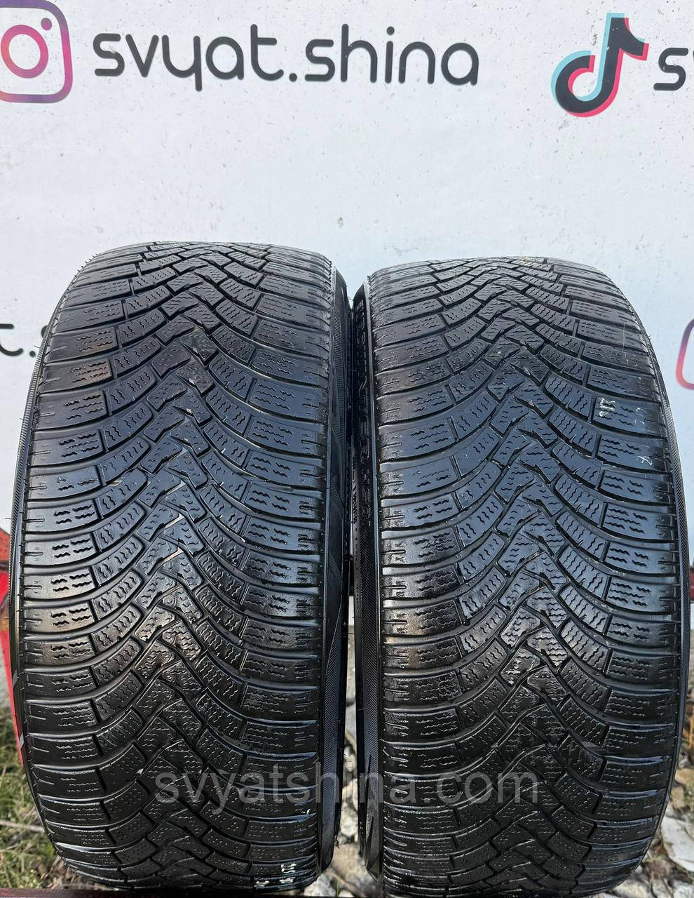 Шини 225/40R18 FALKEN EUROWINTER HS01 зимові, залишок 5.6 мм, рік 2021