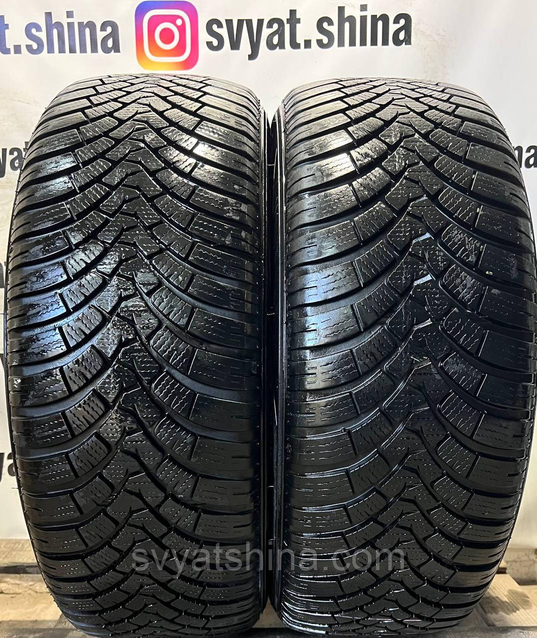Шини 205/55R16 FALKEN EUROWINTER HS01 зимові, залишок 7.8-7.1 мм, рік 2020, пара