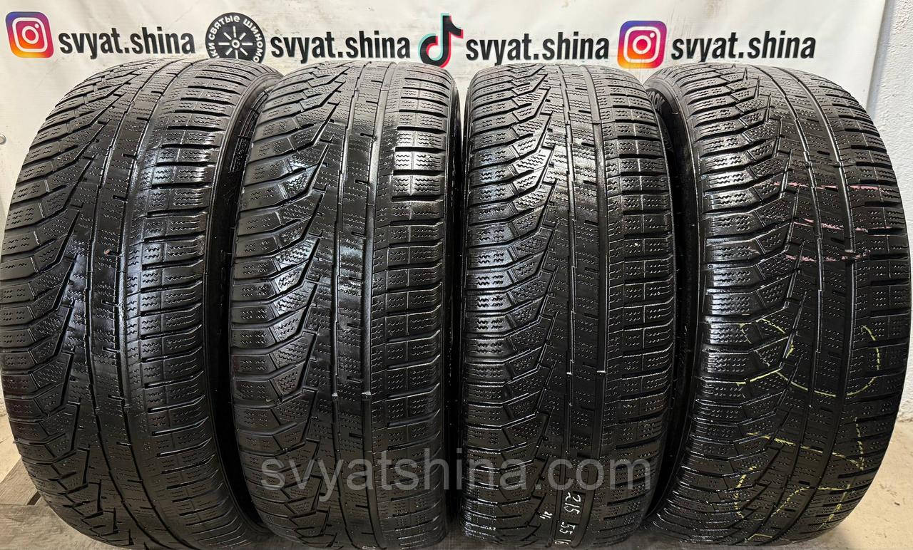 Шини б/в 215/55R16 HANKOOK Winter Icept evo, зима, 4.5-4.7 мм, 2021р.
