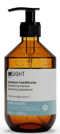 Шампунь проти жирної шкіри голови Insight Rebalancing 350 мл, скляна пляшка, фото 1
