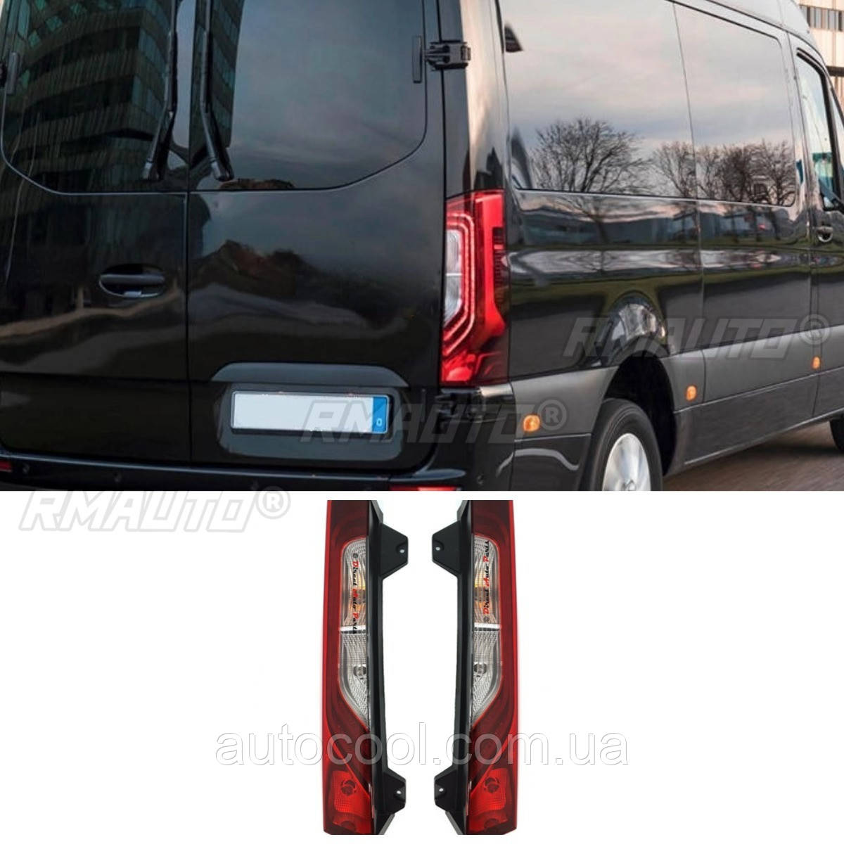 Задні стоп ліхтарі для Mercedes Sprinter 907 2018+ р.в. Спрінтер 907, фото 1