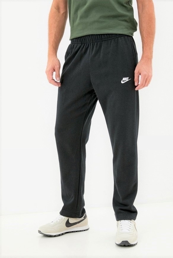 Спортивні теплі зимові чоловічі штани прямі трикотажні на флісі темно-сірі розмір 46-54