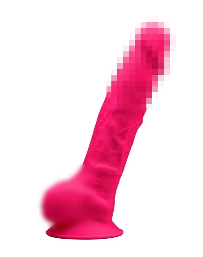 Фалоїмітатор Silexd Tomas Premium Silicone Dildo MODEL 1 size 9" Pink, 23х4,9 см., фото 1