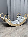 Дитяче ліжечко качалка з матрасиком 67 БОНБОН, дитяча качалка, качалка для дітей, балансир, дитяча гойдалка балансир, качалка, фото 3
