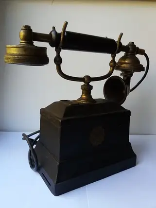 Антикварний телефон Ericsson 1895 рік Швеція, фото 1