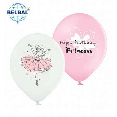 Sharoff Print  12" Балерина "Happy Birthday, Princess"  Мін.замовлення 5 шт