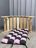 Дитяче ліжечко качалка з матрасиком 72 БОНБОН, дитяча качалка, качалка для дітей, балансир, дитяча гойдалка балансир, качалка, фото 2